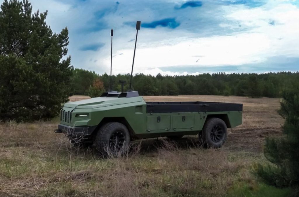Ukrainsk militär inför avancerat obemannat fordon